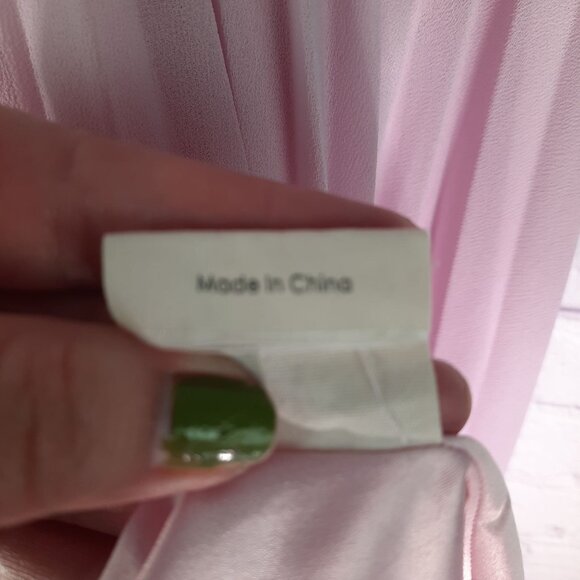 Rachel Parcell Blush Color Chiffon Pleated Midi Skirt - Picture 10 of 12